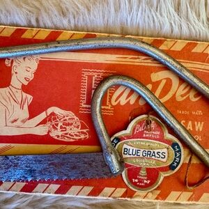 Vintage Han-Dee Kitchen Saw with Red Box